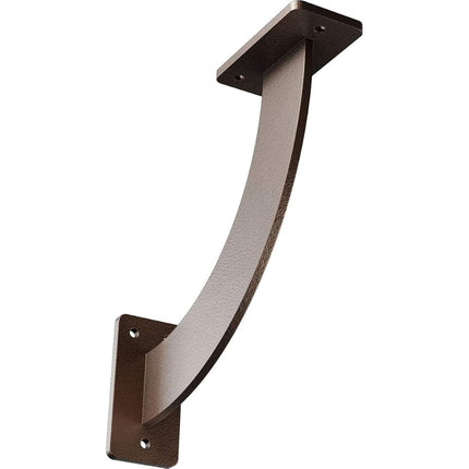 Ekena Millwork BKTM02X09X09BRHDB 2 inch W x 9 inch D x 9 inch H Bradford Steel Bracket, Hammered Dark Bronze