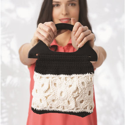 Lily Sugar'N Cream Black Yarn - 6 Pack of 71g/2.5oz - Cotton - 4 Medium (Worsted) - 120 Yards - Knitting/Crochet