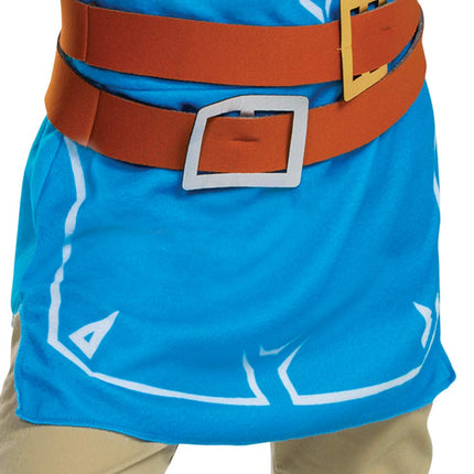 Disguise Official Legend of Zelda Costume Kids, Link Costume Kids Breath of the Wild Costume, Nintendo Costume Fancy Dress Up Outfit for Children World Book Day Costumes for Boys Medium