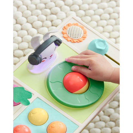 Skip Hop Baby Musical DJ Set Toy with Lights, Songs, Sound Effects, and Soft Textures, Farmstand Let The Beet Drop DJ Set (9M919210)