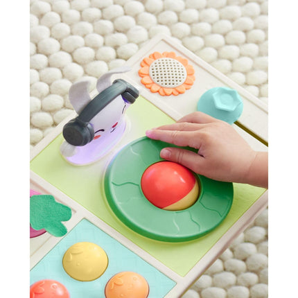 Skip Hop Juguete musical para bebé, set de DJ con luces, canciones, efectos de sonido y texturas suaves, set de DJ Farmstand Let The Beet Drop (9M919210)