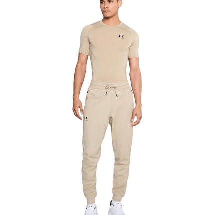 Under Armour Men's Sportstyle Tricot Joggers, (299) City Khaki / / Black, X-Large Tall