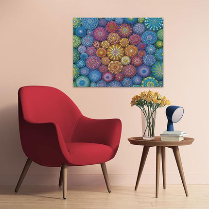 Ravensburger Radiating Rainbow Mandalas 2000 Piece Jigsaw Puzzle for Adults - 17134 - Every Piece is Unique, Softclick Technology Means Pieces Fit Together Perfectly