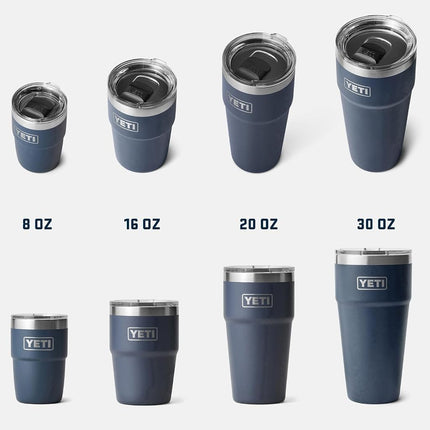 YETI Rambler 20 oz Stackable Tumbler, Stainless Steel, Vacuum Insulated with MagSlider Lid, Desert Bloom