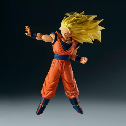 BANPRESTO Goku Super Saiyan 3 (Vs Majin Buu) Dragon Ball Z - Match Makers, 17 cm, Multicoloured, BP29078P, Ideal for Anime Fans