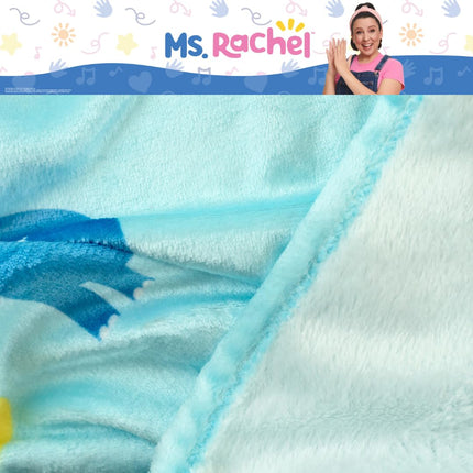 Franco Ms. Rachel Educational Adventures Bedding Super Soft Cozy Throw Blanket, 62 in x 90 in, (Officially Licensed Product) Kids