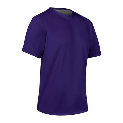 CHAMPRO Unisex-Youth Reversible Tee Shirt Purple, White
