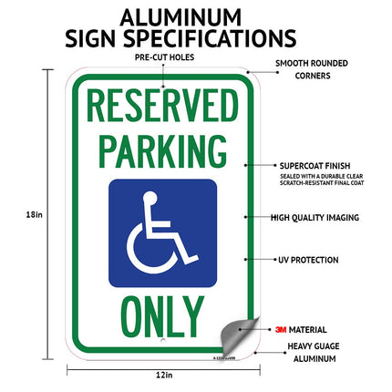 (2 Pack) Yield | 12" X 18" Heavy-Gauge Aluminum Sign | Rust Free Aluminum, Weather Resistant, Waterproof, Fade Resistant, 2 Pre-drilled Holes