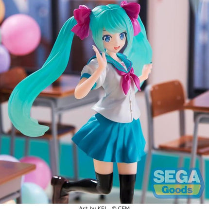 SEGA Goods Hatsune Miku - 16th Birthday to Kei - Luminasta Figurine, 18 cm