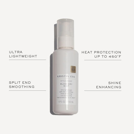 Kristin Ess Style Assist Brume Séchage Express Pour Unisexe 147 ml Brume Capillaire