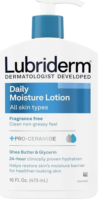 Daily Moisture Hydrating Body Lotion Fragrance Free, 16 Fl Oz
