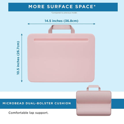 LapGear Compact Lap Desk - Rose Quartz - Fits up to 13.3 Inch laptops - Pack of 12 - Style No. 43004