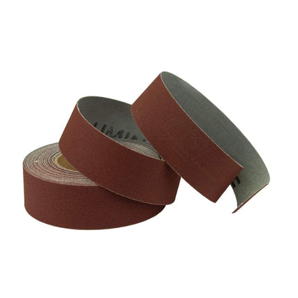 POWERTEC 4RA2140 400 Grit Aluminum Oxide Sanding Paper Roll | 1” x 20” Self-Dispensing Clear Blister Pack