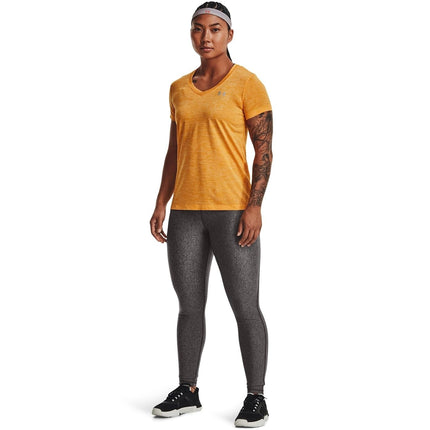 Under Armour Women's Short-Sleeved V-Neck T-Shirt Ua Twist Tech�, RIS, 1258568-782, XS