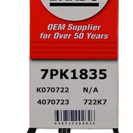 Bando USA 7PK1835 Poly-V Serpentine Belt Spare Par