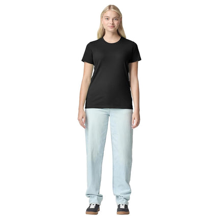 Gildan Women's Heavy Cotton Adult T-Shirt, 2-Pack, Black, 3XL