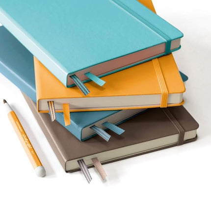 LEUCHTTURM1917 Notebook Medium A5 Hardcover, Squared, Rising Sun