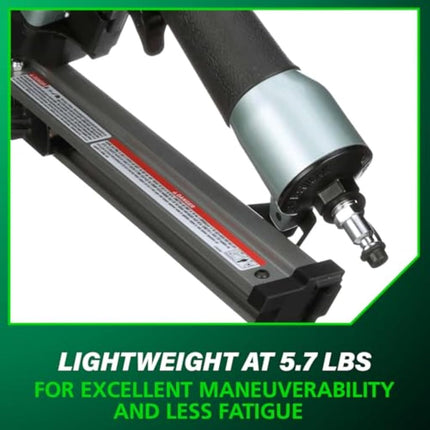 Metabo HPT Metal Connector Nailer | Pro Preferred Brand of Pneumatic Nailers | 36 Degree Short Magazine | Accepts 1-1/2-Inch to 2-1/2 Nails | Ideal for Fastening Metal Connectors to Wood | NR65AK2S