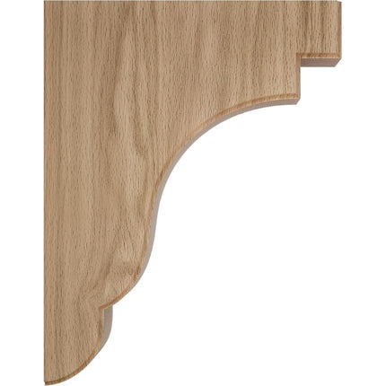 Ekena BKTW04X09X11BERO 3 W x 8 1/2" D x 11" H Bedford Bracket, Red Oak