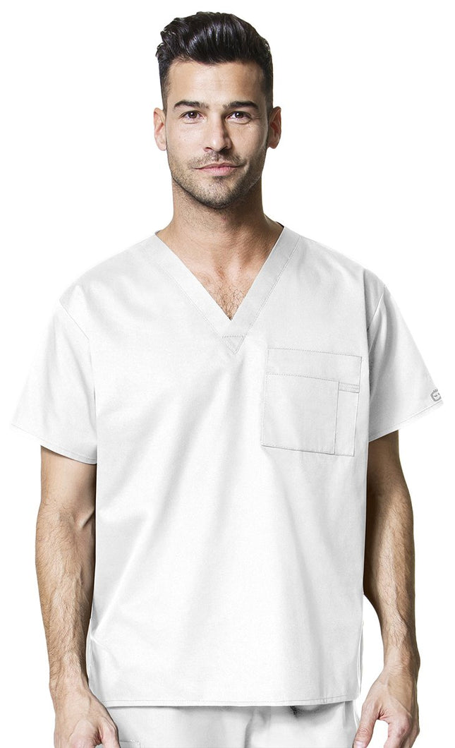 WonderWink 100XWHIT2XL WonderWORK Unisex V-Neck To