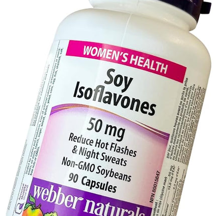 Webber Naturals Soy Isoflavones 50mg 90 Capsules