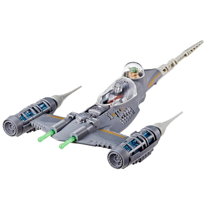 Star Wars Epic Hero Series The Mandalorian's N-1 Starfighter Set, Action Figure Toys for 4+ Year Old Boys and Girls
