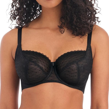 Freya Women's Signature Underwire Plunge Bra, Black, 34H US