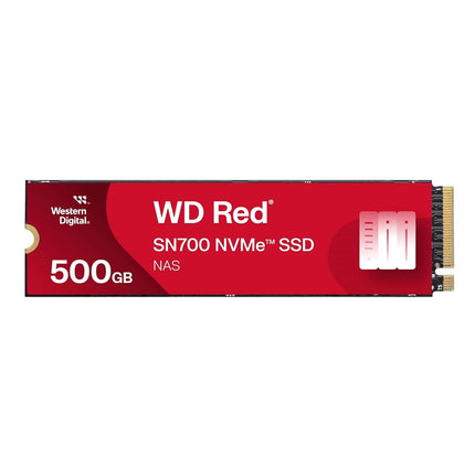 WD Red SN700 500GB NVMe SSD for NAS devices, with 