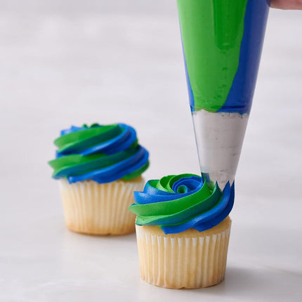 Hygo 18" Disposable Pastry Bag, Grip-Tight Outer Piping Bag, Hot and Cold, 18 inch, Transparent, 100 Pack