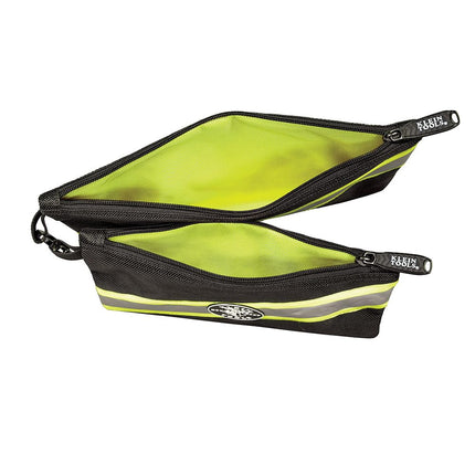 Klein Tools High Visibility Zipper Bags, 2-Pack