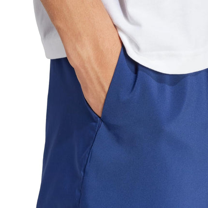 adidas Originals Men's Essentials Small Logo Cargo Chelsea Shorts, Dark Blue/White, Large