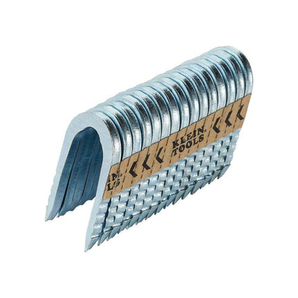 Heavy Duty Staples, Install Coated Ground Wire and Molding, for Klein's Utility Staple Starter Cat. No. STP100, 480-Pack Klein Tools STP001