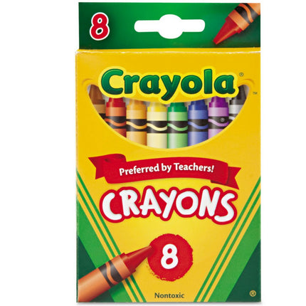Crayola Crayons 8 Color Peggable [Set of 6]
