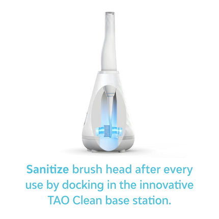 TAO Clean Sonic Electric Toothbrush Replacement Heads (Pack of 2) - Bleaching Nozzle - Replacement Heads for TAO Clean Electric Toothbrush and Docking Station