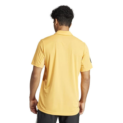 adidas Men's Club 3-Stripes Tennis Polo Shirt, Hazy Orange, S
