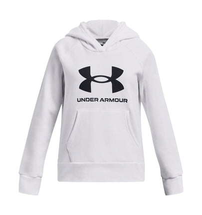 Under Armour Girls Rival Fleece Big Logo Hoodie, (