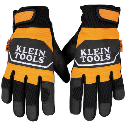 Klein Tools 60620 Guantes de trabajo, guantes térmicos de invierno con forro Thinsulate, resistentes al agua, palmas acolchadas, grandes