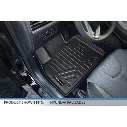 SMARTLINER Tapis de coffre sur mesure tous temps noir pour Hyundai Palisade 2020