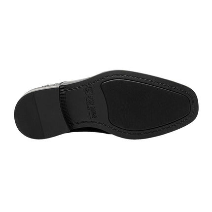 STACY ADAMS Unisex-Child Kallum Cap Toe Oxford, Black, 5.5 Big Kid