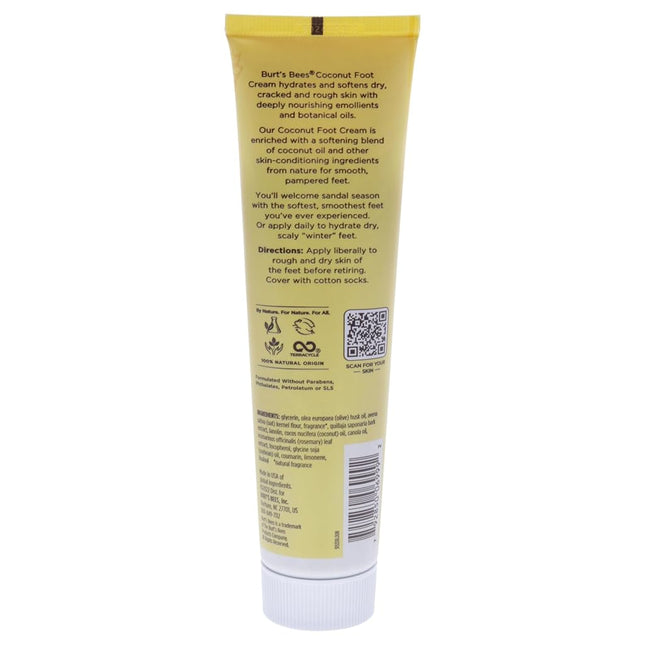 Burt's Bees, Coconut Foot Creme 4oz