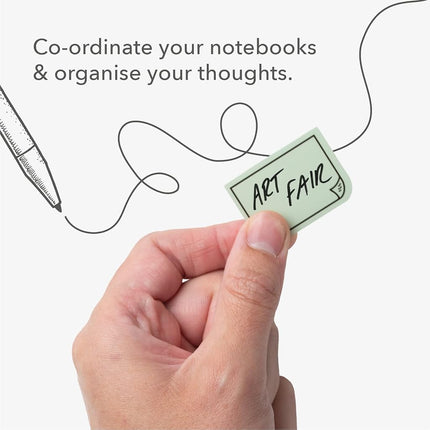 IF Bookaroo Sticky Tabs - Pastels,White
