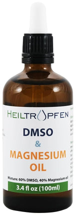 DMSO and Magnesium Oil by Dr. Hartmut Fischer (3.4 oz - 100ml), Pharmaceutical Grade, High Purity.
