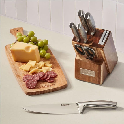 Cuisinart 7-Piece Stainless Steel Block with Sharpener