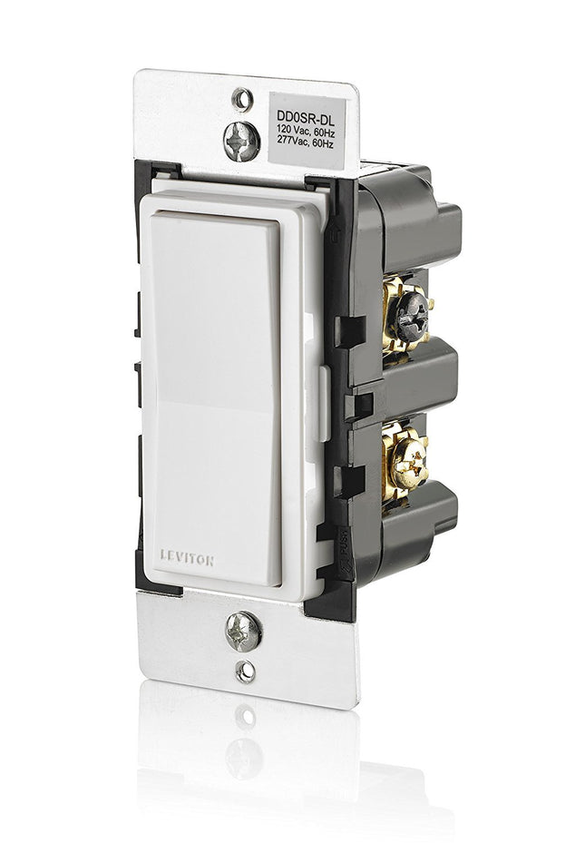 Leviton DD0SR-DLZ Interruptor Remoto de Juego Decora Digital/Decora Smart de Doble Voltaje 120/277 VCA, Paquete de 10