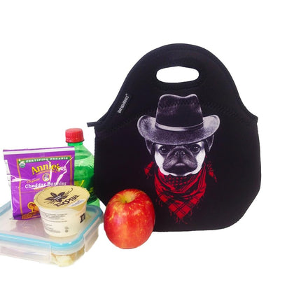 Wrapables A70835c Insulated Neoprene Reusable Lunch Bags, One Size, Tough Puppy