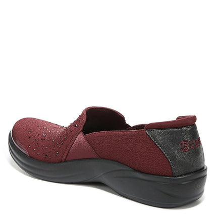BZees Women's Poppyseed Slip-on Loafer, Windsor Red, 8