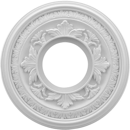 Ekena CMP10BA Ceiling Medallion, Primed White, 10 x 3 1/2 x 3/4-Inches