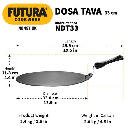 Futura 33cm Dosa Tava, (NDT33)