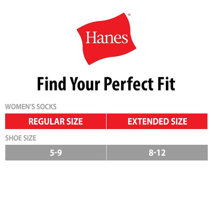 Hanes Women's Value, No Show Soft Moisture-Wicking Socks, Available in 10 and 14-Packs, White, 7-11 (Pack of 14)