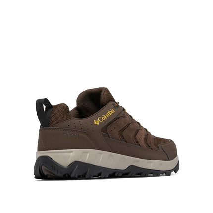 Columbia Strata Trail Low WP Shoes, Lightweight Build, Robust Design, Waterproof Shield, Exceptional Cushioning, High Energy Rebound, Non-Marking Grip - Men's